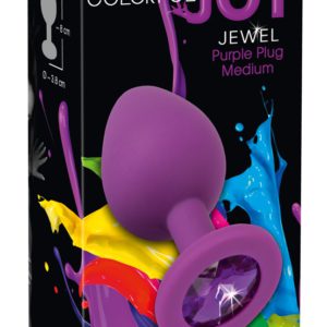 Colorful Joy Jewel Plug Lila