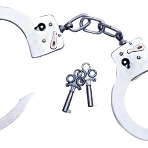 Handfessel „Arrest“ aus Metall, mit 2 Schlüsseln