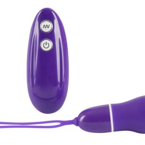 Vibroei mit kabelloser Fernbedienung Lila