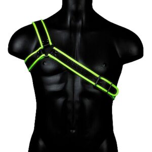 Gladiator Harness – GitD – Neon Green/Black