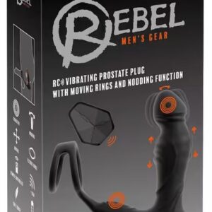 RC Vibrating Prostate Plug with Nodding Function