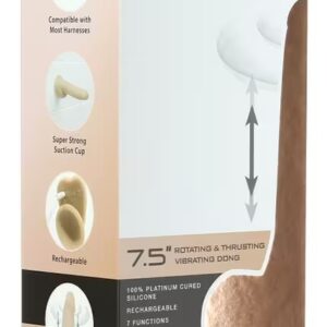7,5“ Rotating & Thrusting Vibrating Dong