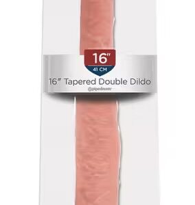 16“ Tapered Double Dildo